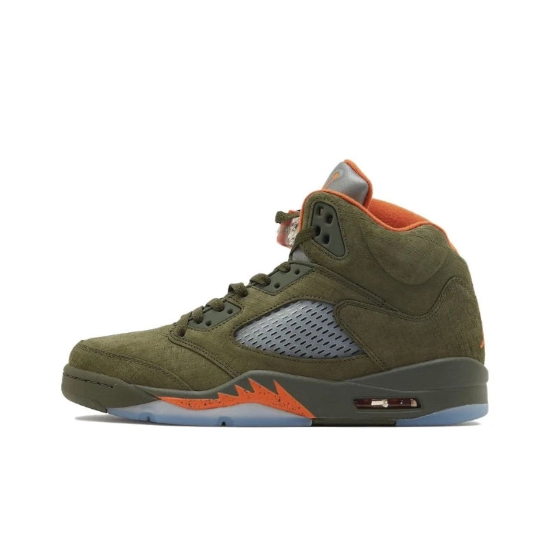 Nike Air Jordan 5 Retro 'Olive' 2024 Sneakers shoes With Original Box