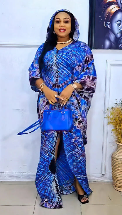 2025 African Dresses for Women Traditional Africa Clothing Dashiki Ankara Outfits Gown Abayas Robe Muslim Kaftan Maxi Long Dress