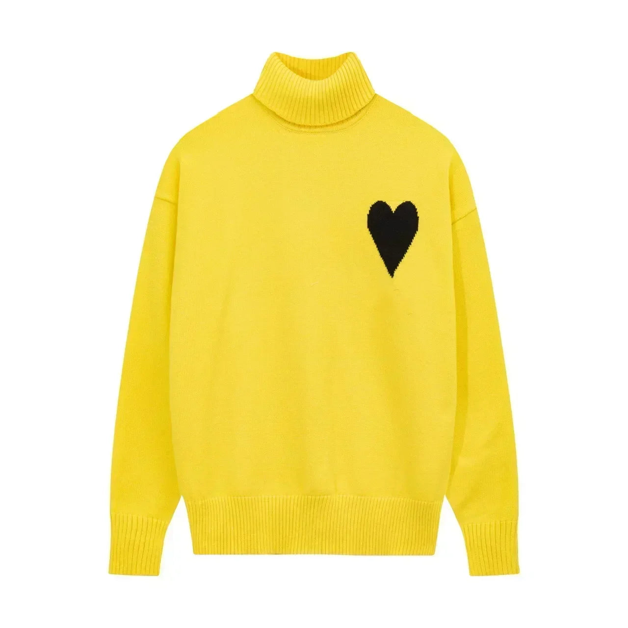 Autumn/Winter 2023 A Letter Heart Embroidered Pullover Men's Sweatshirt Loose Casual Pullover Women's And Men's Fashion Clothing