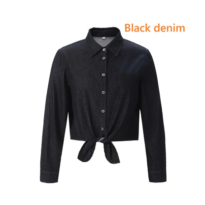 AP SS25 Women Lightweight Denim Wrap Blouse & Slip Dress