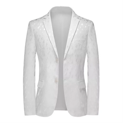 2024 New Men Business Social Suit Jacket Summer Male Single breasted Thin Dress Male Jacquard Blazers Coats