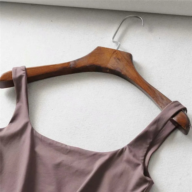 Hot Sale Summer Women Sexy Sleeveless Tops Fashion Short Square Collar Tank Tops 4 Colors