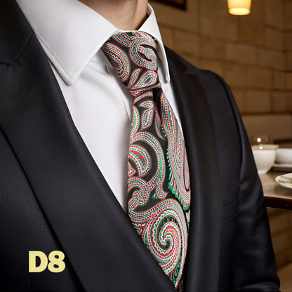 Red Pink Luxury Ties for Men Business Neckties Solid Blue Wedding Suit Formal Dress School Accessories Dropshipping