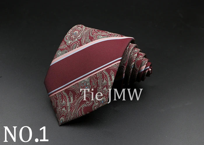 8 cm Tie Gravatas Newest Design Woven 8 cm Silk Necktie Wedding Business Suit Accessories Blue Man Dot Fit Group Party Office
