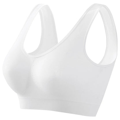 S-5XL Seamless Bras For Women Push Up Hollow Breathable Sports Bra Female Unwired No Pads Crop Top Girls Sexy Lingerie Brassiere