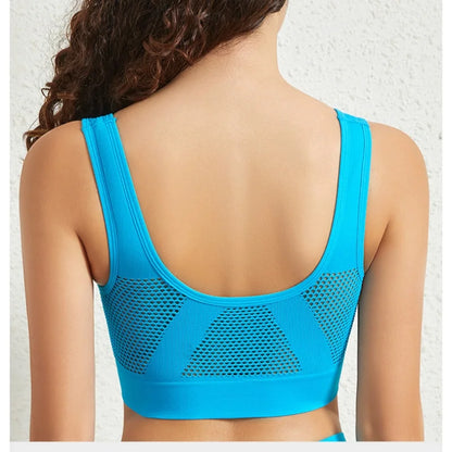 Seamless Bras For Women Push Up Sports Bralette Female Non-wire No Pad Crop Top Hollow Breathable Sexy Lingerie S-5XL Brassiere