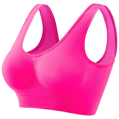 S-5XL Seamless Bras For Women Push Up Hollow Breathable Sports Bra Female Unwired No Pads Crop Top Girls Sexy Lingerie Brassiere
