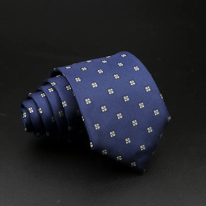 New Style Fashion Jacquard Floral Paisley Necktie Polyester Male Narrow Red Blue Tie Suit Shirt Gift For Men Accessory Gravatas
