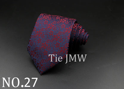 8 cm Tie Gravatas Newest Design Woven 8 cm Silk Necktie Wedding Business Suit Accessories Blue Man Dot Fit Group Party Office