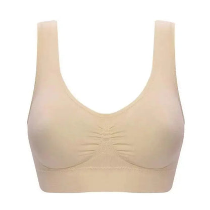 Women'S Seamless Bra For Women Crop Top Black Vertical Stripe Breathable Sports Bra Fitness Tube Tops Yoga Underwear Sports Bra