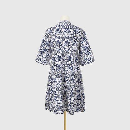 Women's Spring Summer Printed Dress Long Sleeve Flared Mid-Length Official Store Exclusive New Arrivals