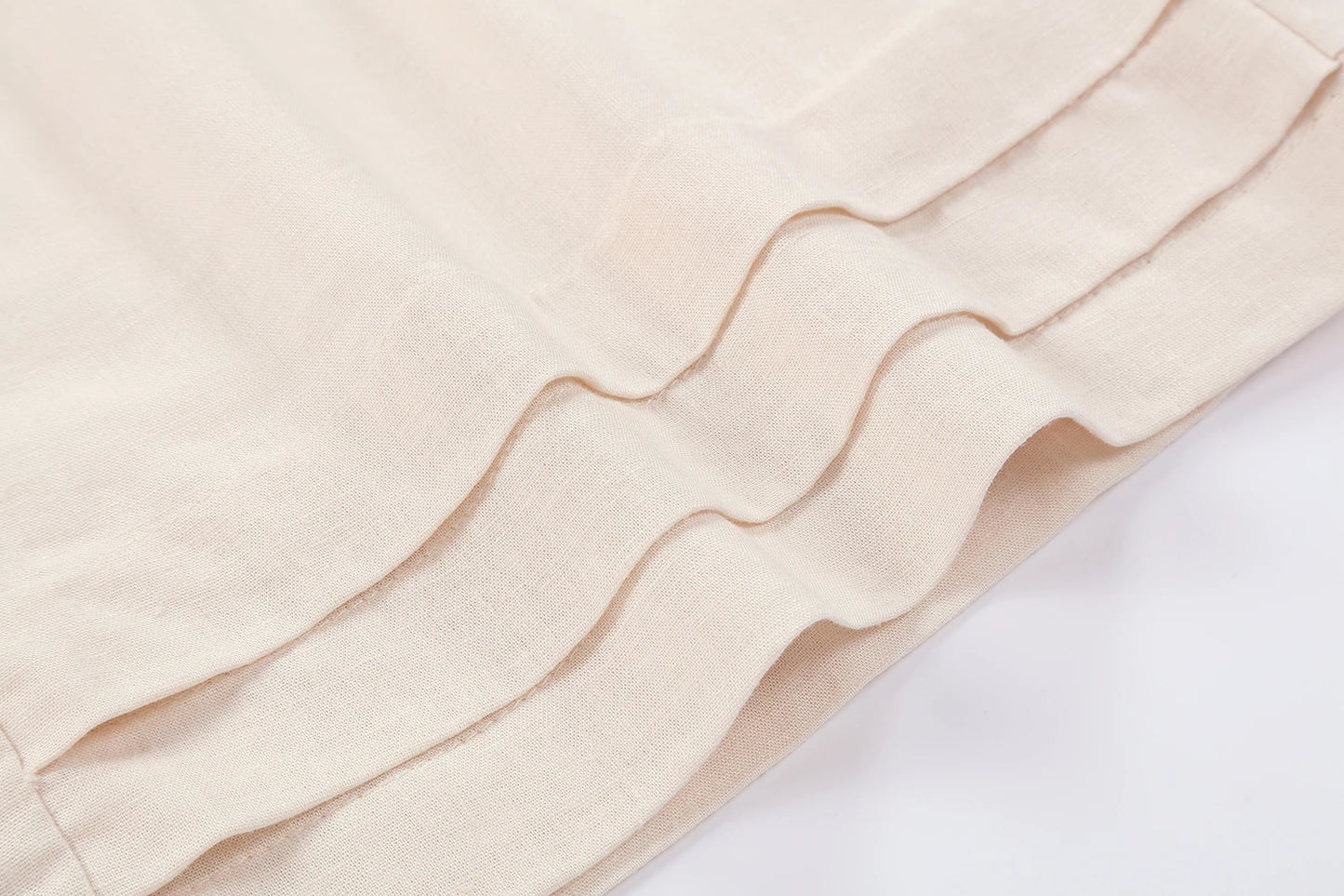 AS Linen Embroidery Collection 25SS Familly Match Clothing Set Girls Linen Dress Boy Shirt and Shorts