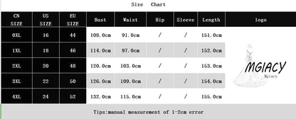 Mgiacy V-neck irregular cross large flared sleeves embroidered lace skirt
