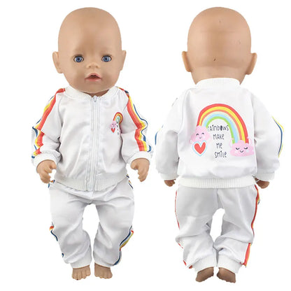 2023 New Cute frog Suits Fit For 43cm Baby Doll 17 Inch Reborn Baby Doll Clothes