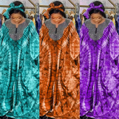 Spring Autumn New African Dresses For Women Vetement Femme Dashiki Abaya Maxi Dress Africa Clothes Dashiki Ankara Dresses