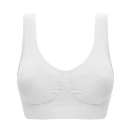 Women'S Seamless Bra For Women Crop Top Black Vertical Stripe Breathable Sports Bra Fitness Tube Tops Yoga Underwear Sports Bra