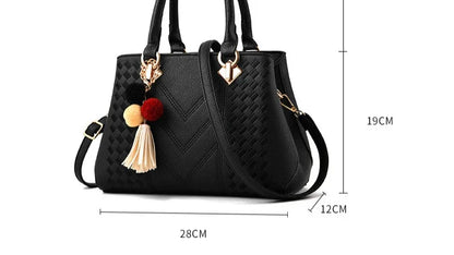New Woman Shoulder Bag Large Capacity Handbag for Women Crossbody Bag PU Portable Bucket Bag Ladies Messenger Bags Tote Bags