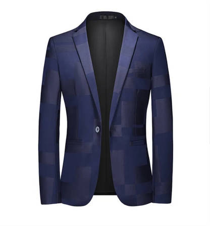 2024 New Men Business Social Suit Jacket Summer Male Single breasted Thin Dress Male Jacquard Blazers Coats