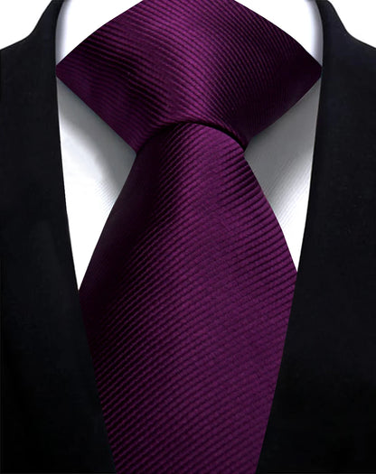 Solid Tie 7.5cm Necktie For Men Fashion Wedding Ties Slim Blue Gray Classic Neckties Men Business Jacquard Woven Classic Gravats
