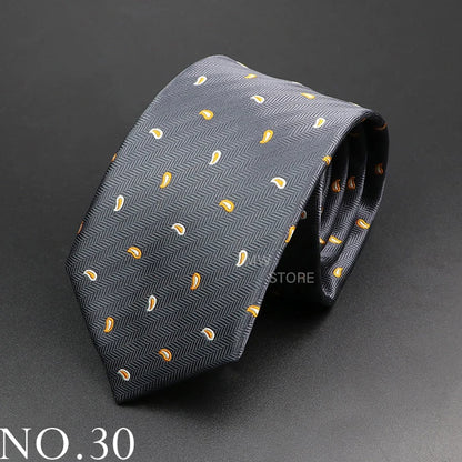 New Design Wedding Men Tie Green Wine Red Paisley Flower Animal Neckties Men Business Dropshipping Groom Collar Accessories Gift