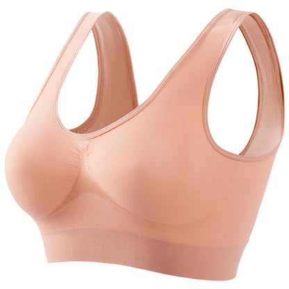 S-5XL Seamless Bras For Women Push Up Hollow Breathable Sports Bra Female Unwired No Pads Crop Top Girls Sexy Lingerie Brassiere