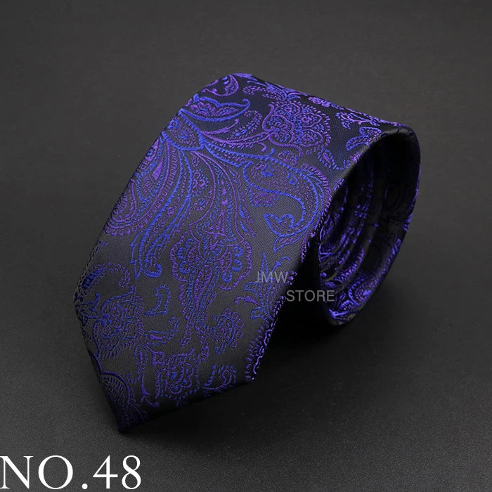 New Design Wedding Men Tie Grey Brown Green Paisley Flower Neckties Men Business Dropshipping Groom Collar Accessories Gift