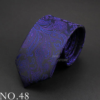 New Design Wedding Men Tie Grey Brown Green Paisley Flower Neckties Men Business Dropshipping Groom Collar Accessories Gift