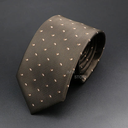 New Design Wedding Men Tie Green Wine Red Paisley Flower Animal Neckties Men Business Dropshipping Groom Collar Accessories Gift