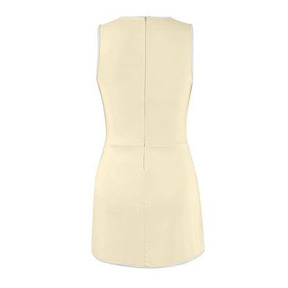 Women's Tennis Dress Summer Workout Dress Athletic Sleeveless Active Dresses Built In Shorts Fashion tight fitting Sports Skirt