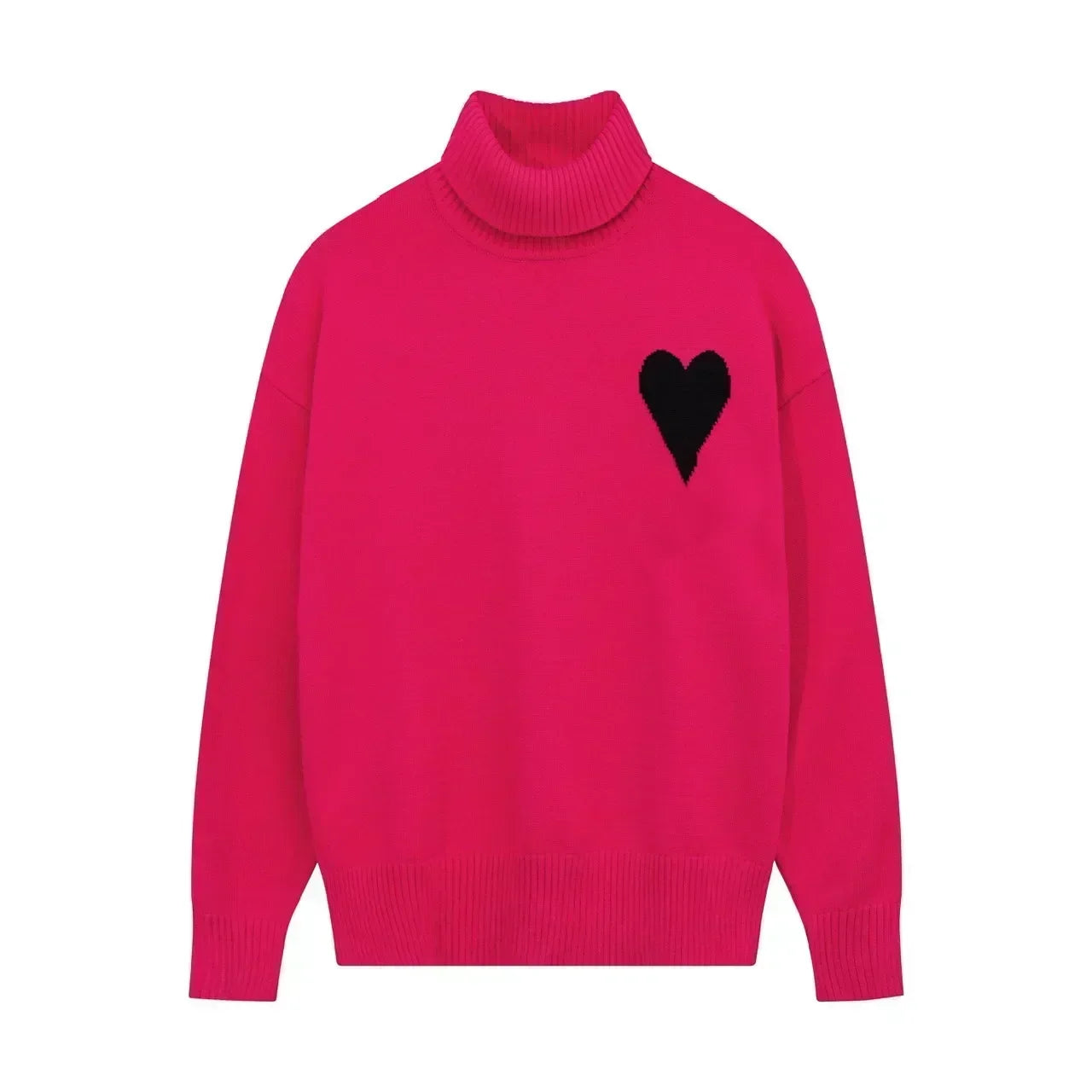 Autumn/Winter 2023 A Letter Heart Embroidered Pullover Men's Sweatshirt Loose Casual Pullover Women's And Men's Fashion Clothing