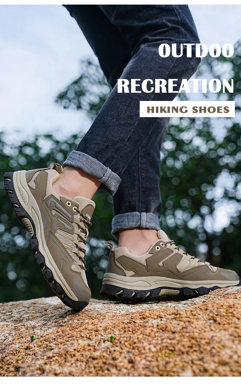 Women Hiking Shoes Non-slip Trekking Sneakers Men Breathable Mountain Climbing Shoes Backpacking Camping Travel Shoes Trail Shoe