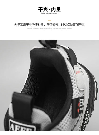 High Quality Men's Running Shoes Summer Sports Marathon Shoes Men Gym Sneakers Orange Trendy Sneakers Men zapatillas de hombre