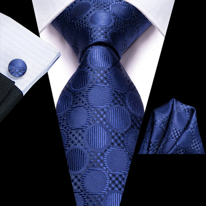 Hi-Tie 8.5cm Business Black Solid Paisley 100% Silk Men's Tie Neck Strip Ties for Men Formal Luxury Wedding Neckties Gravatas