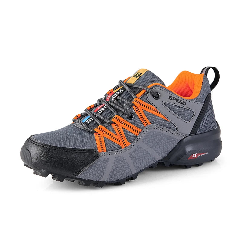 Men Women Hiking Shoes Waterproof Outdoor Trainers Lace-up Climbing Trekking Sneakers Mountain Walking Hunting Tactical Sneakers