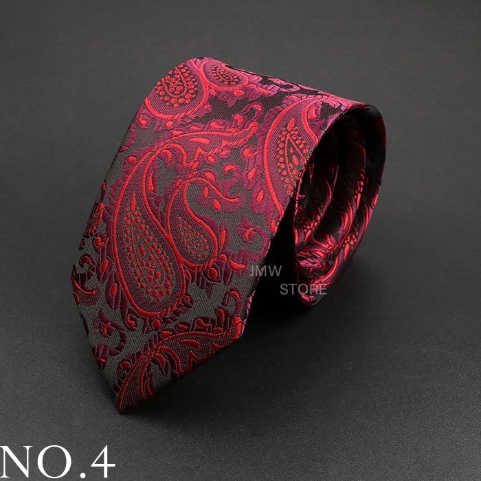 New Design Wedding Men Tie Grey Brown Green Paisley Flower Neckties Men Business Dropshipping Groom Collar Accessories Gift