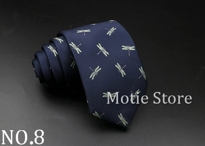 New Style Fashion Jacquard Floral Paisley Necktie Polyester Male Narrow Red Blue Tie Suit Shirt Gift For Men Accessory Gravatas
