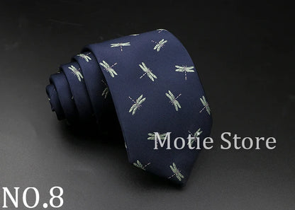 New Style Fashion Jacquard Floral Paisley Necktie Polyester Male Narrow Red Blue Tie Suit Shirt Gift For Men Accessory Gravatas
