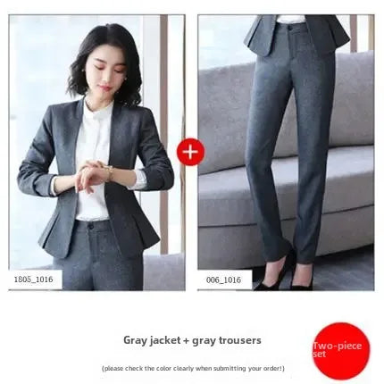 Elegant Red Western-style Suit Jacket For Women Fashionable Professional Attire For Hosting Events Job Interviews