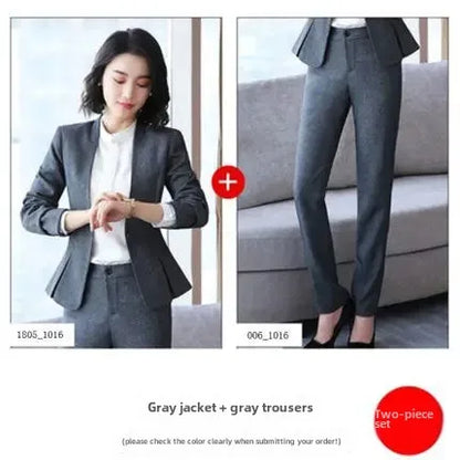 Elegant Red Western-style Suit Jacket For Women Fashionable Professional Attire For Hosting Events Job Interviews