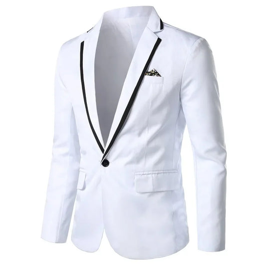 2023 Slims Men's Western-style Blazer Speed Selling Fashionable Solid Color Business Suit Casual Scene