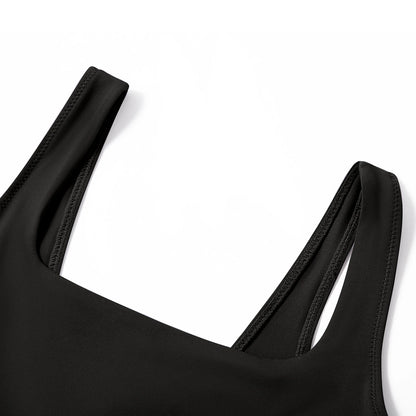 Bodysuits Women Sexy Body Suit One-Piece Romper Solid Sexy Sleeveless Square Neck Padded Tank Tops Jumpsuit Streewear Ladies
