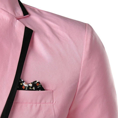 2023 Slims Men's Western-style Blazer Speed Selling Fashionable Solid Color Business Suit Casual Scene