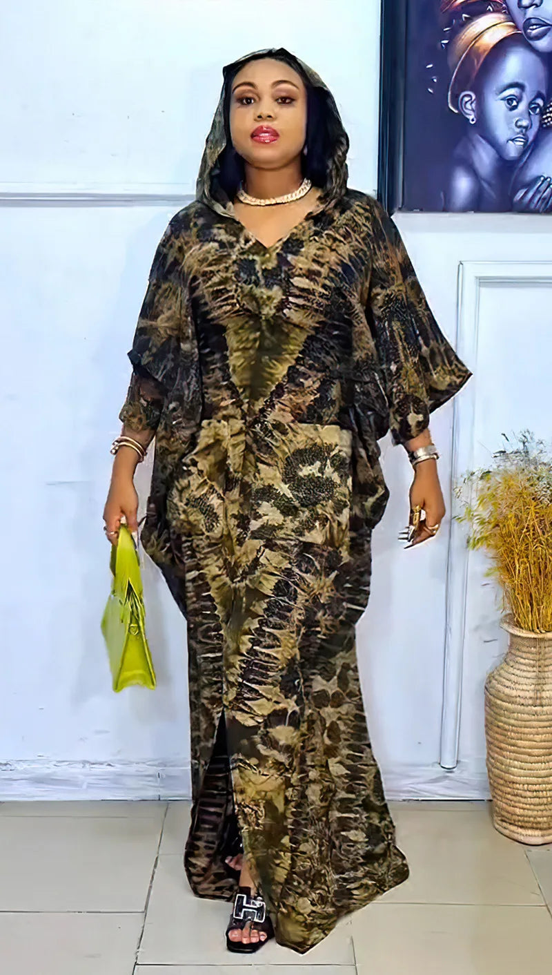 2025 African Dresses for Women Traditional Africa Clothing Dashiki Ankara Outfits Gown Abayas Robe Muslim Kaftan Maxi Long Dress