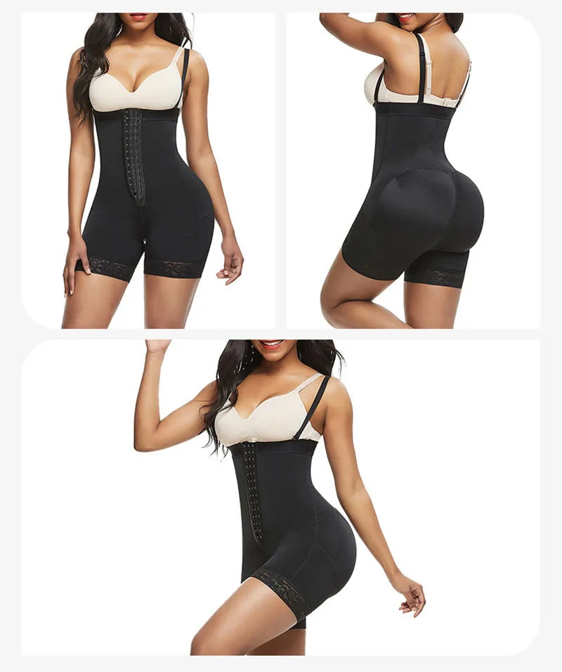 Full Body Shaper Sexy Butt Lifter Bodysuits Underwear Fajas Colombiana Girdle Strap Shapewear Control Panties Slim Waist Trainer