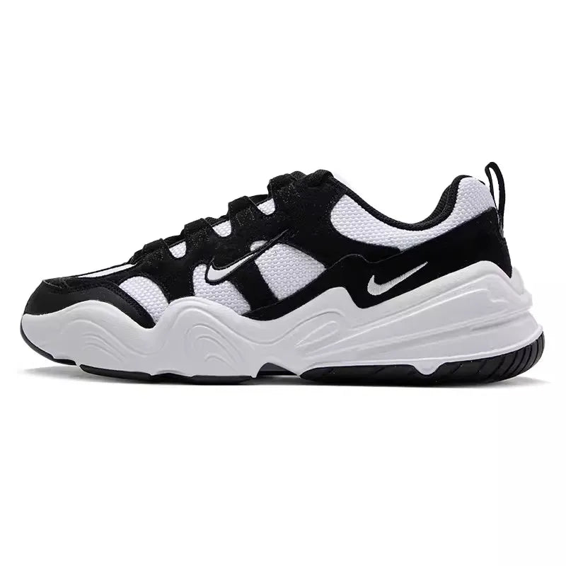 Nike men's shoes TECH HERA Breathable sneakers Casual retro breathable Daddy Shoes Running shoes black and white