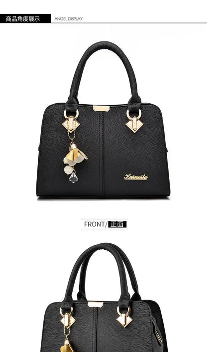 New Woman Shoulder Bag Large Capacity Handbag for Women Crossbody Bag PU Portable Bucket Bag Ladies Messenger Bags Tote Bags