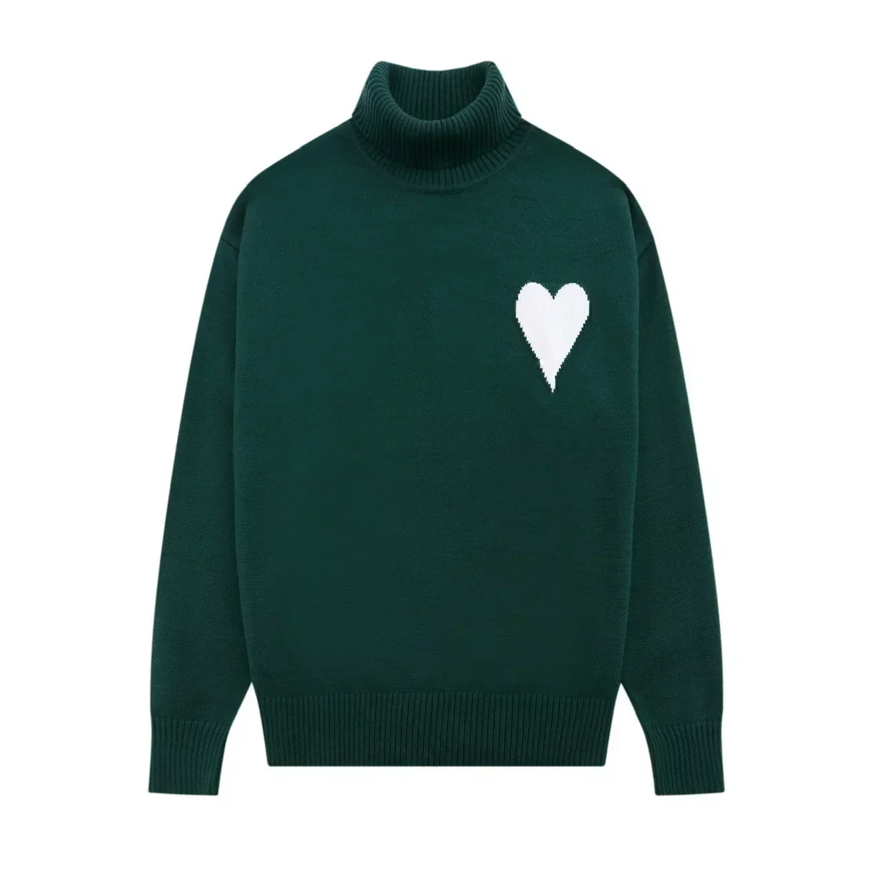 Autumn/Winter 2023 A Letter Heart Embroidered Pullover Men's Sweatshirt Loose Casual Pullover Women's And Men's Fashion Clothing