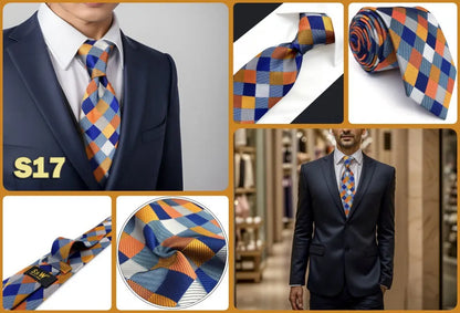 Red Pink Luxury Ties for Men Business Neckties Solid Blue Wedding Suit Formal Dress School Accessories Dropshipping