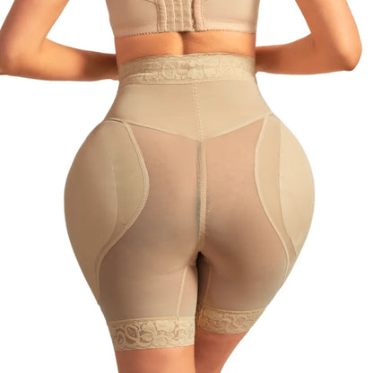 Women Shapewear High Waist Shorts Butt Lifter Hip Pad Shorts Hip Enhancer Body Shaper Shorts Waist Trainer Tummy Control Panties