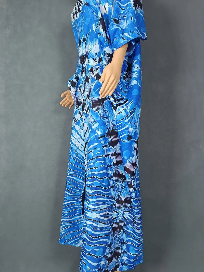 2025 African Dresses for Women Traditional Africa Clothing Dashiki Ankara Outfits Gown Abayas Robe Muslim Kaftan Maxi Long Dress